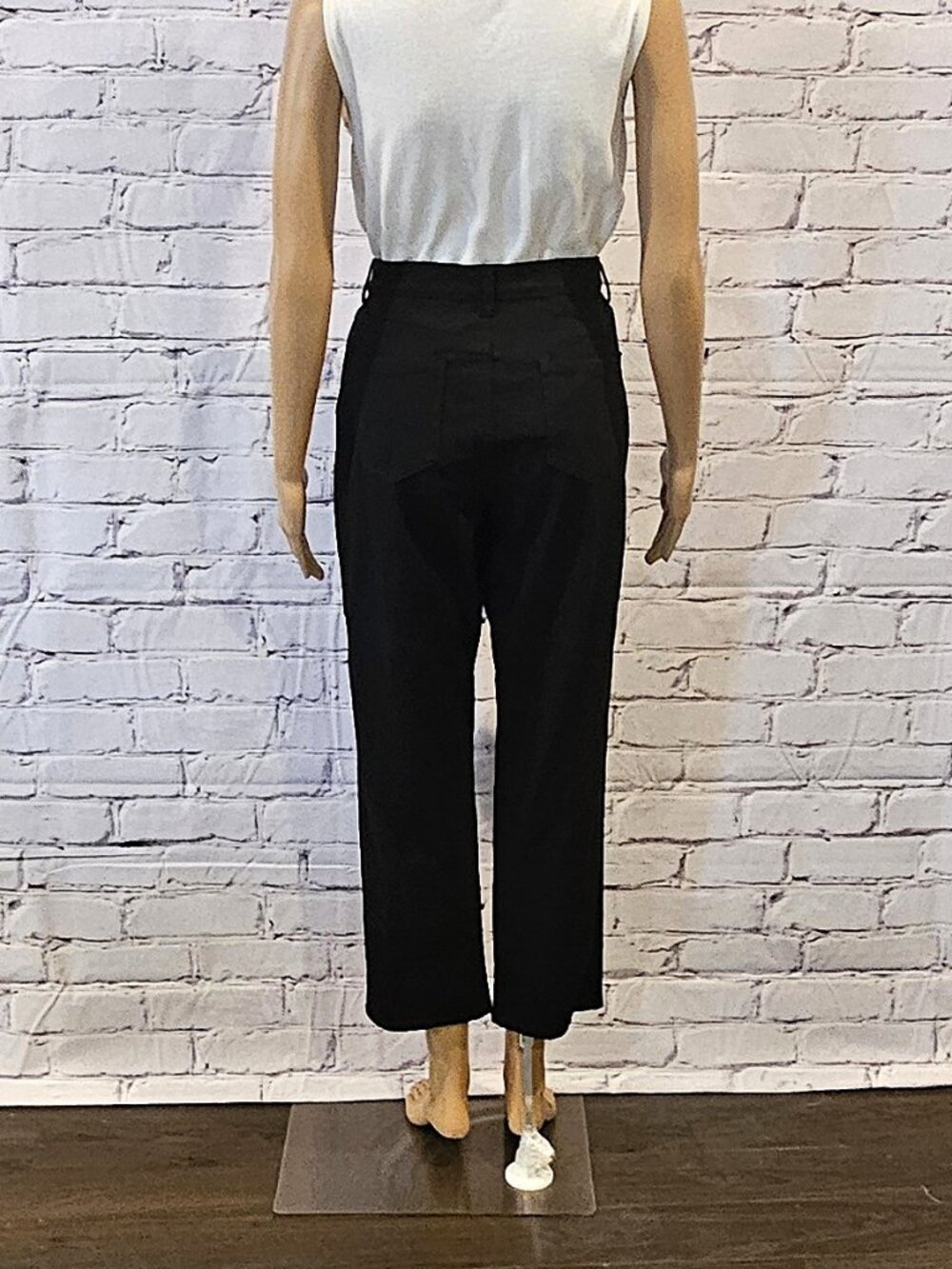 GLORIA VANDERBILT - Black stretch ankle jeans Amanda style - Picture 5 of 10